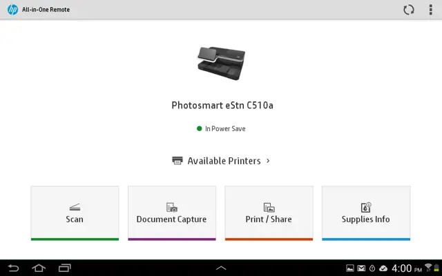 HP All-in-One Printer Remote android App screenshot 9